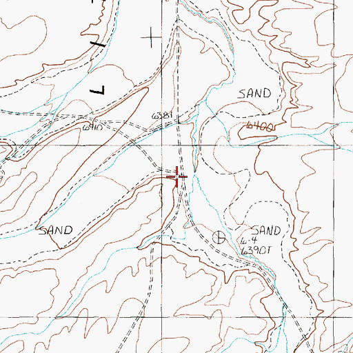 Topographic Map of Big Fault Wash, NV