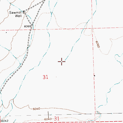 Topographic Map of Big Spring Wash, NV