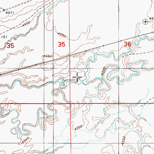 Topographic Map of Blue House Slough, NV
