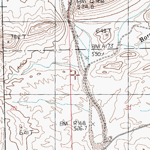 Topographic Map of Borax Wash, NV