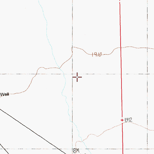 Topographic Map of Bothwick Creek, NV