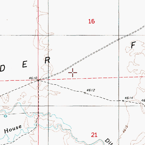 Topographic Map of Boulder Flat, NV