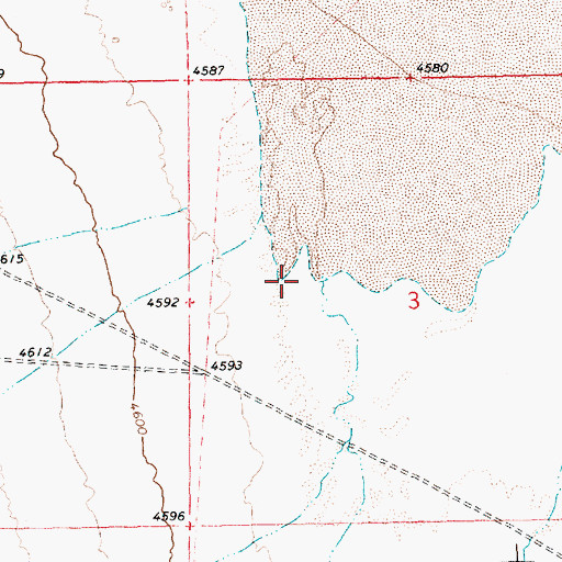 Topographic Map of Boulder Wash, NV