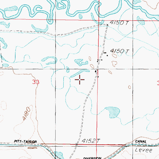 Topographic Map of C and M Ranch, NV