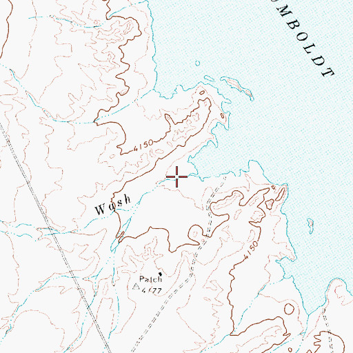 Topographic Map of Cavanaugh Wash, NV
