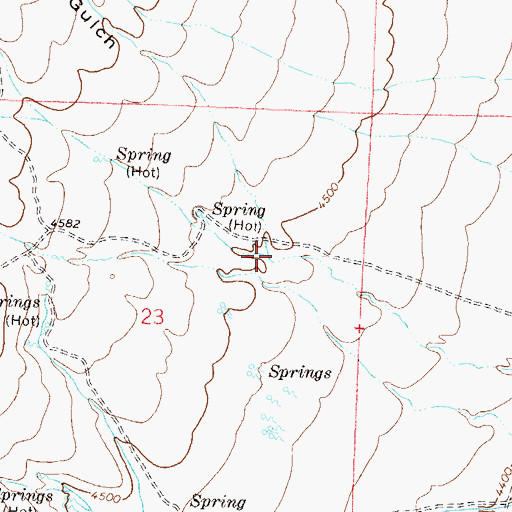 Topographic Map of Chukar Gulch, NV