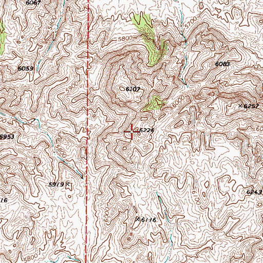 Topographic Map of Clayton Ridge, NV
