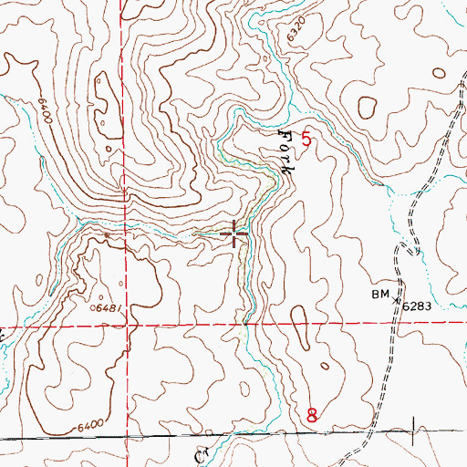 Topographic Map of Conners Creek, NV
