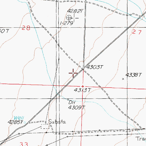 Topographic Map of County Fish Holding Pond, NV