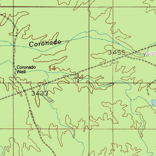Topographic Map of Muddy Tank Ravine, AZ