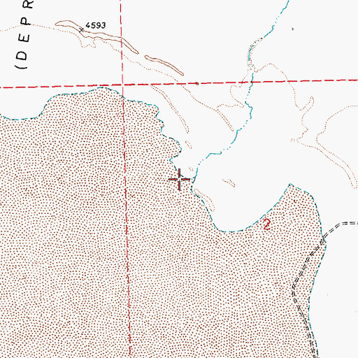 Topographic Map of Coyote Wash, NV