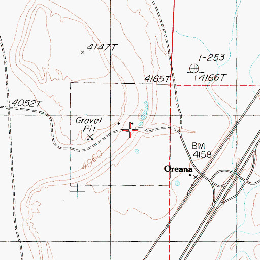 Topographic Map of Crystal Lakes Trout Farm, NV