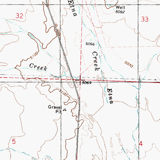 Topographic Map of Dairy Valley Creek, UT