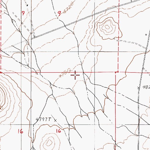 Topographic Map of Daisy Creek, NV