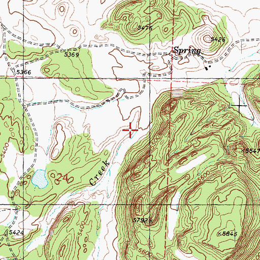 Topographic Map of Death Creek, UT