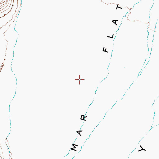 Topographic Map of Delamar Flat, NV