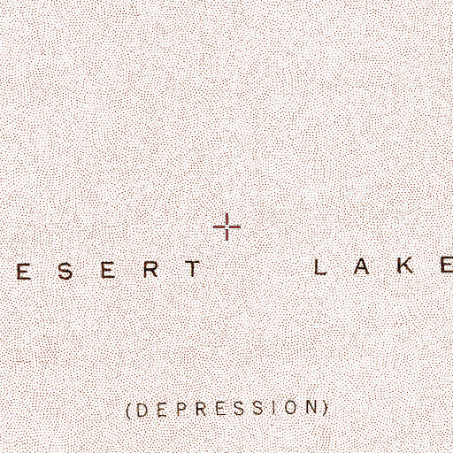 Topographic Map of Desert Lake, NV