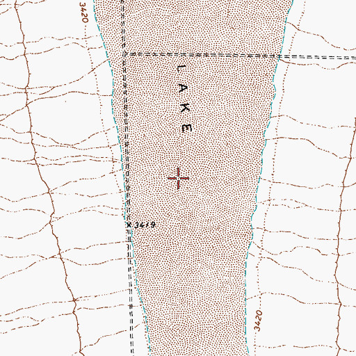 Topographic Map of Dog Bone Lake, NV