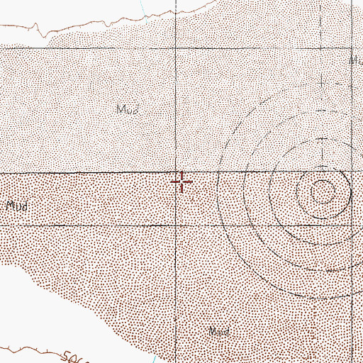 Topographic Map of Dry Lake, NV