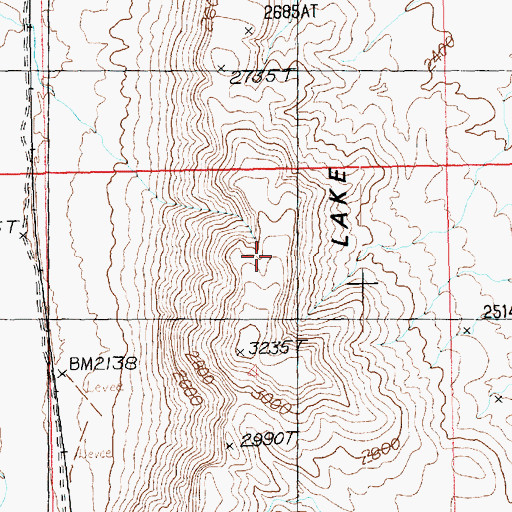 Topographic Map of Dry Lake Range, NV