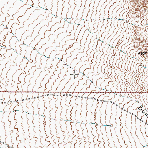 Topographic Map of Dummy Canyon, NV