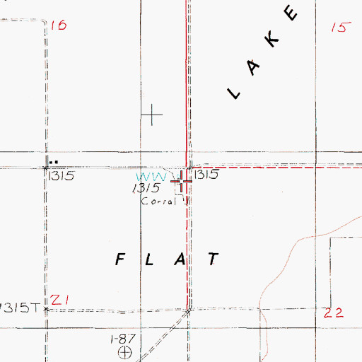 Topographic Map of Eden Valley Well, NV