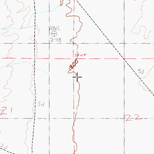 Topographic Map of Egan Creek, NV