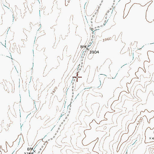 Topographic Map of Eightmile Valley, NV