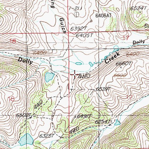 Topographic Map of F Shively Ranch, NV