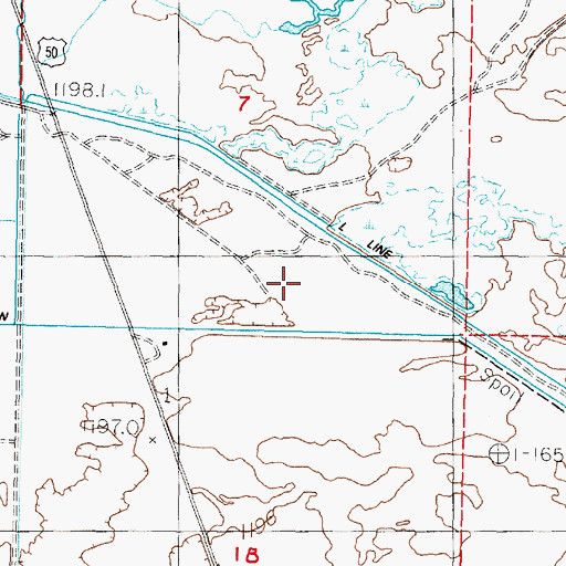 Topographic Map of Fallon Radio Range Station, NV