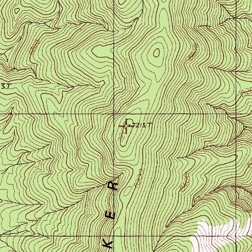 Topographic Map of Fencemaker, NV