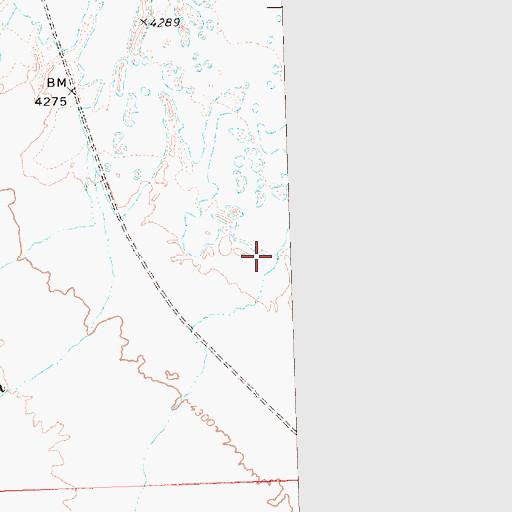 Topographic Map of Ferber Wash, NV