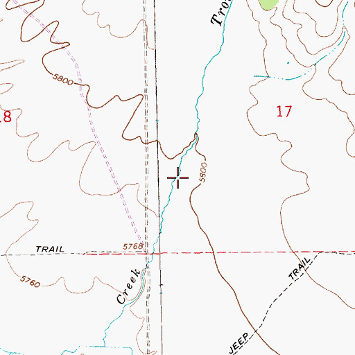 Topographic Map of Finks Canyon, NV