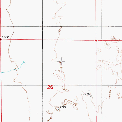 Topographic Map of Fire Creek, NV