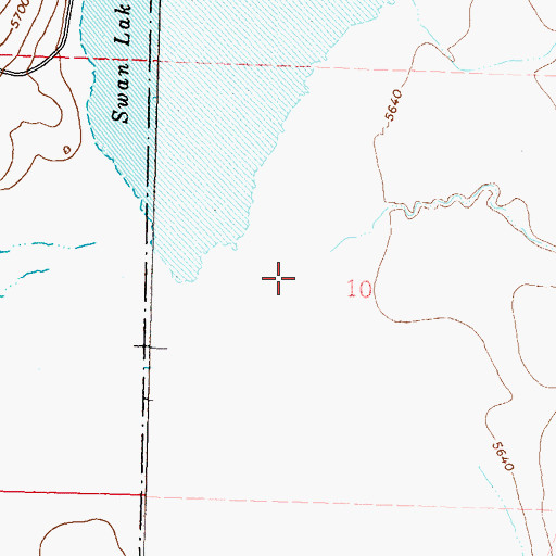 Topographic Map of Fish Creek, NV