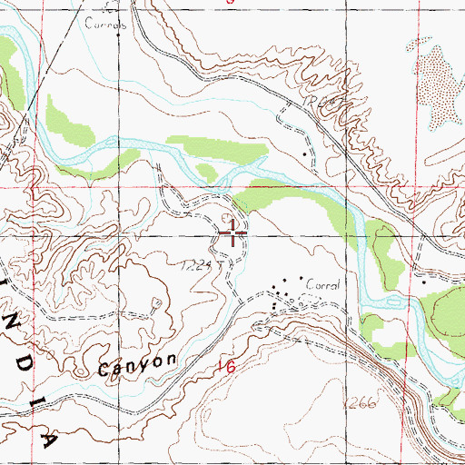 Topographic Map of Gardella Canyon, NV