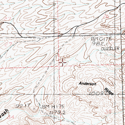 Topographic Map of Goat Camp Wash, NV
