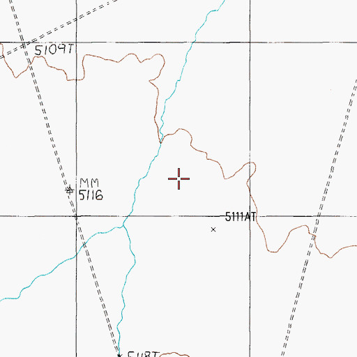 Topographic Map of Gold Flat, NV