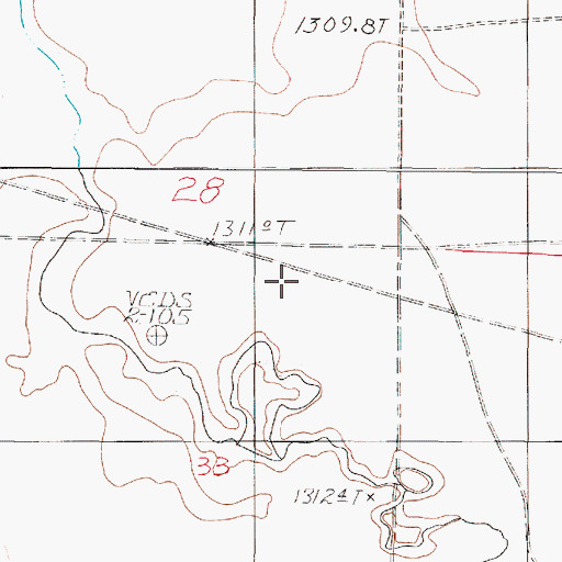 Topographic Map of Grass Valley, NV