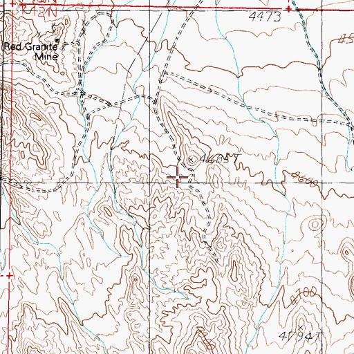 Topographic Map of Greasewood Spring, NV