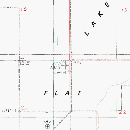 Topographic Map of Gumboot Lake, NV