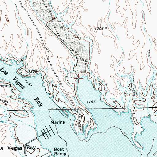 Topographic Map of Gypsum Wash, NV