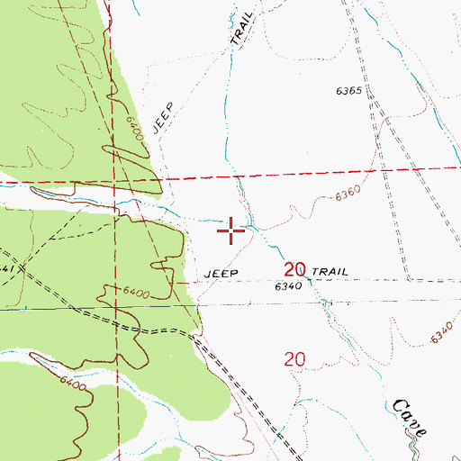 Topographic Map of Haggerty Wash, NV