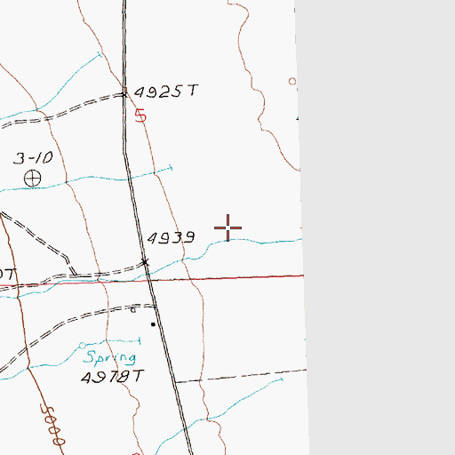 Topographic Map of Hampton Creek, UT