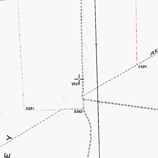 Topographic Map of Hardy Creek, NV