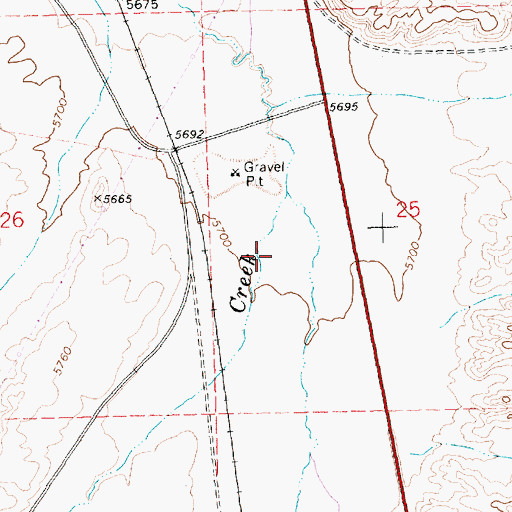 Topographic Map of Harris Canyon, NV