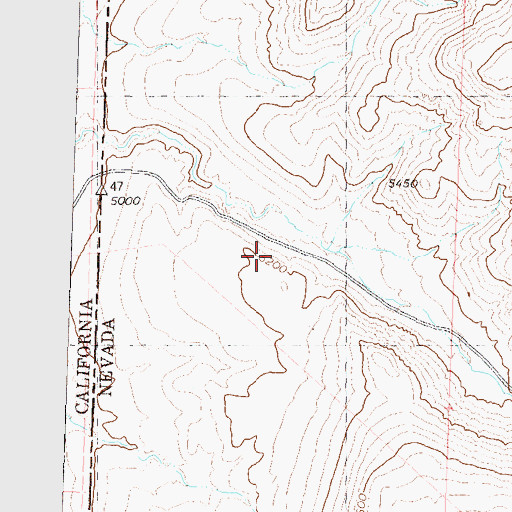 Topographic Map of Hays Canyon, NV