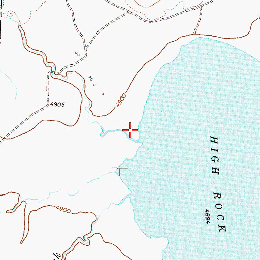 Topographic Map of High Rock Canyon, NV