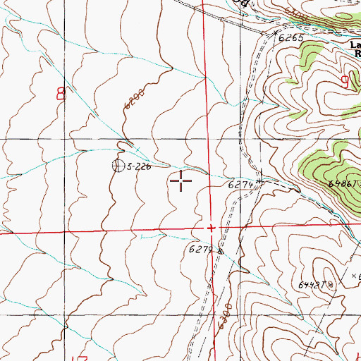 Topographic Map of Hildebrand Canyon, NV