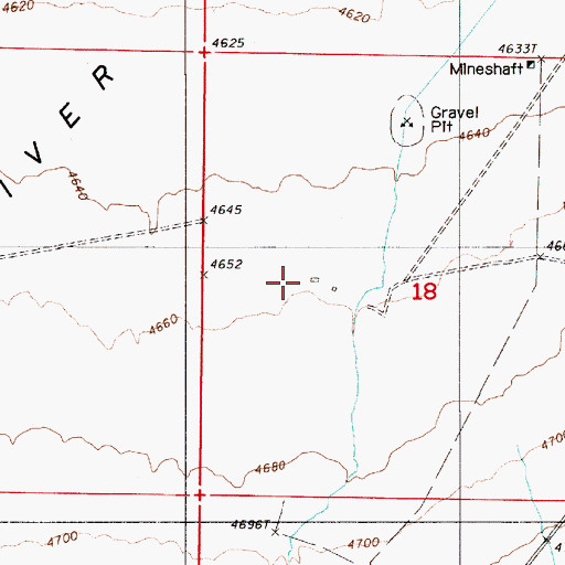 Topographic Map of Home Ranch, NV